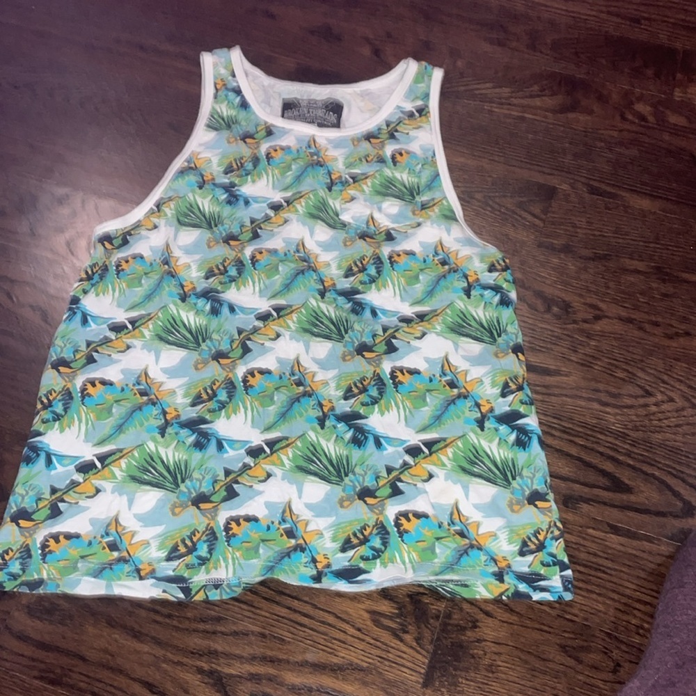 ♡ broken threads, tank top size XL, 100% cotton